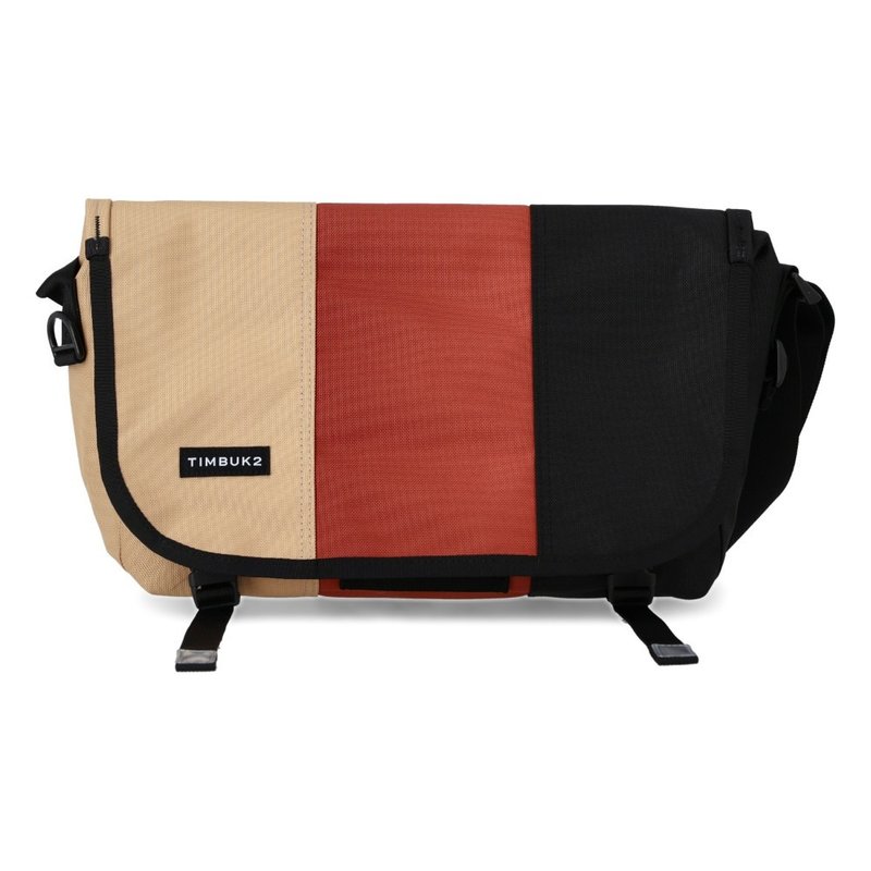 TIMBUK2 CLASSIC MESSENGER ECO 经典邮差包 S /大地/褐橘黑拚色 - 侧背包/斜挎包 - 聚酯纤维 咖啡色