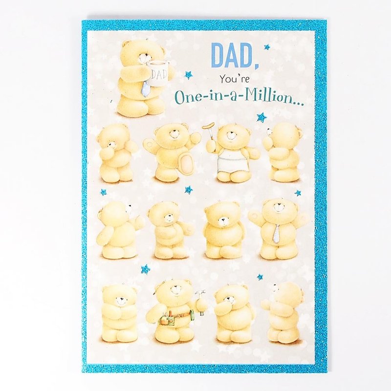 爸爸真是百变金刚【Hallmark-卡片 父亲节系列】 - 卡片/明信片 - 纸 蓝色