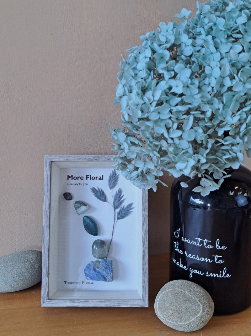 水晶永生花相框 - 干燥花/捧花 - 水晶 