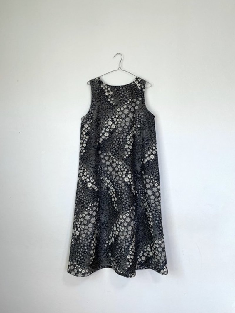 Pinkoi 代购 - *古董和服*花痴图案十日町䌷连身裙（L尺寸） - 洋装/连衣裙 - 棉．麻 