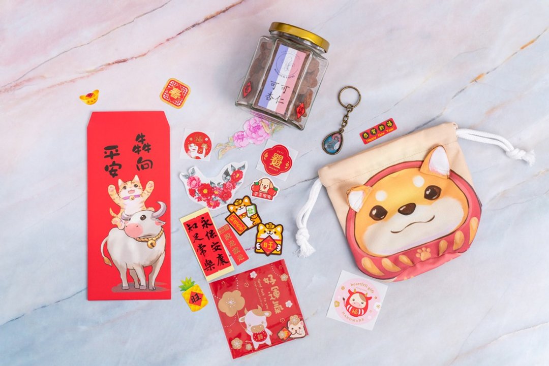 新春过年组合 (柴犬) - 其他 - 其他人造纤维 橘色