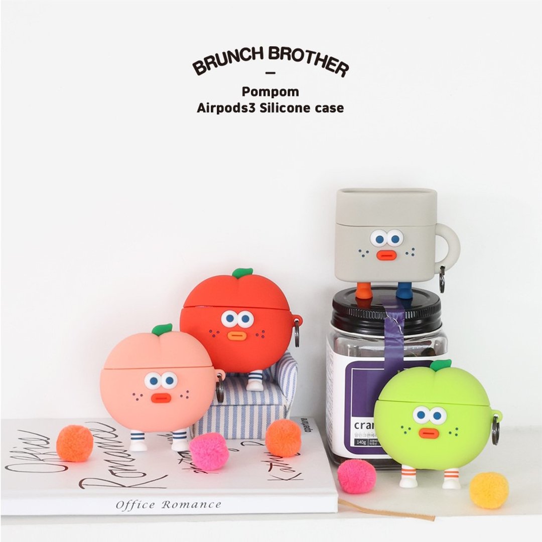 Romane Brunch brother PomPom Airpods3 保护套 - 耳机收纳 - 硅胶 