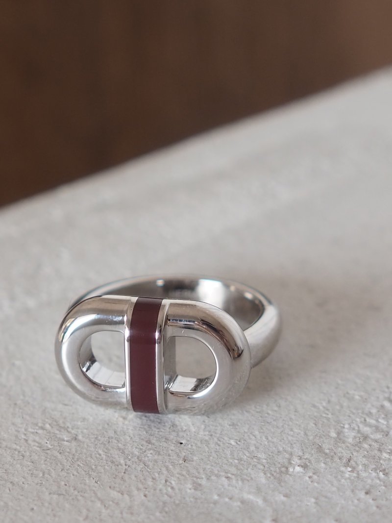 HERMÈS Chaine d'ancre Maillon Ring 爱玛仕 船锚链 链节 戒指 古董精品 - 戒指 - 其他金属 银色