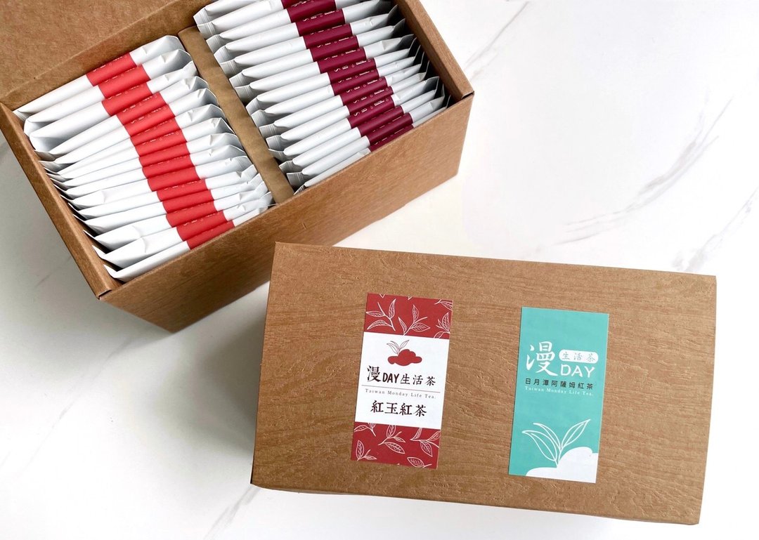 漫DAY生活茶日月潭红玉/阿萨姆红茶袋茶包40入附赠提袋 - 茶 - 其他材质 