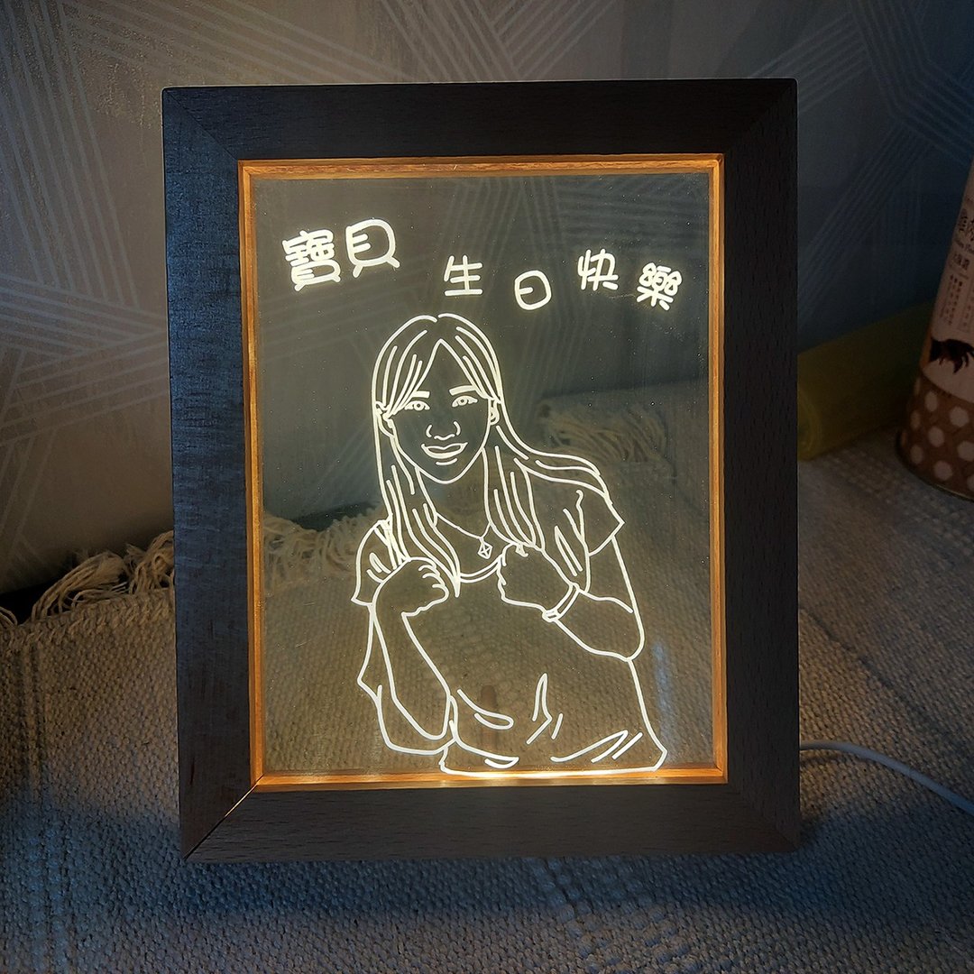 定制化夜灯- 相框式故事灯 - 灯具/灯饰 - 压克力 透明