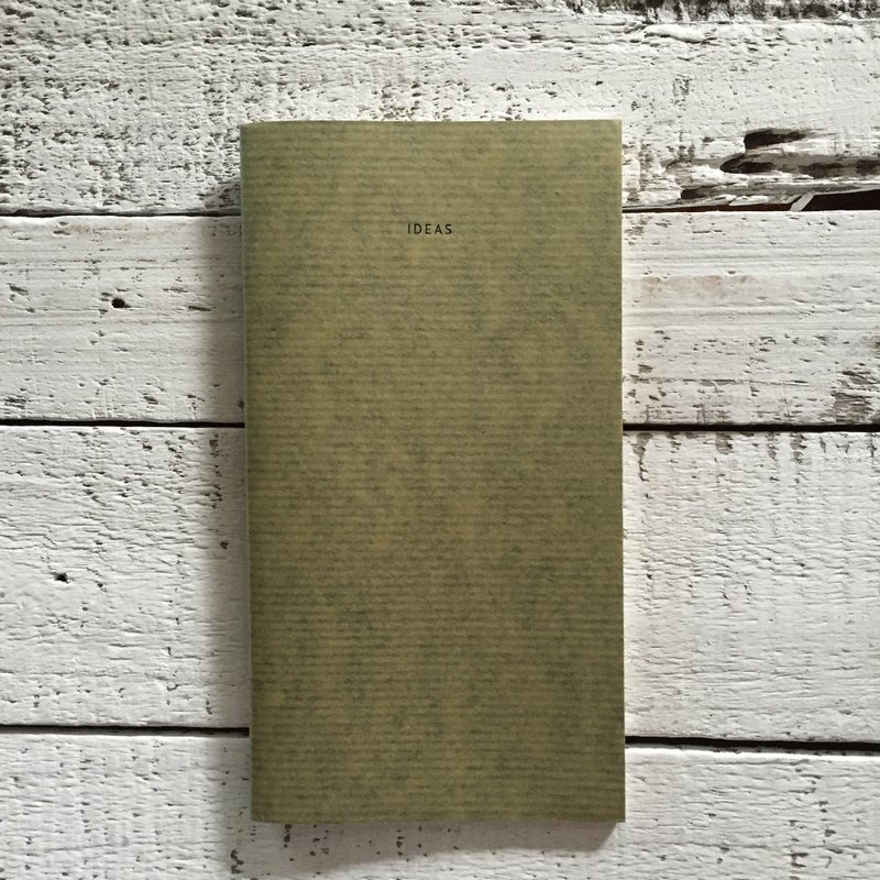 笔记本/ideas/复古绿书皮纸/防潮 - 笔记本/手帐 - 纸 绿色