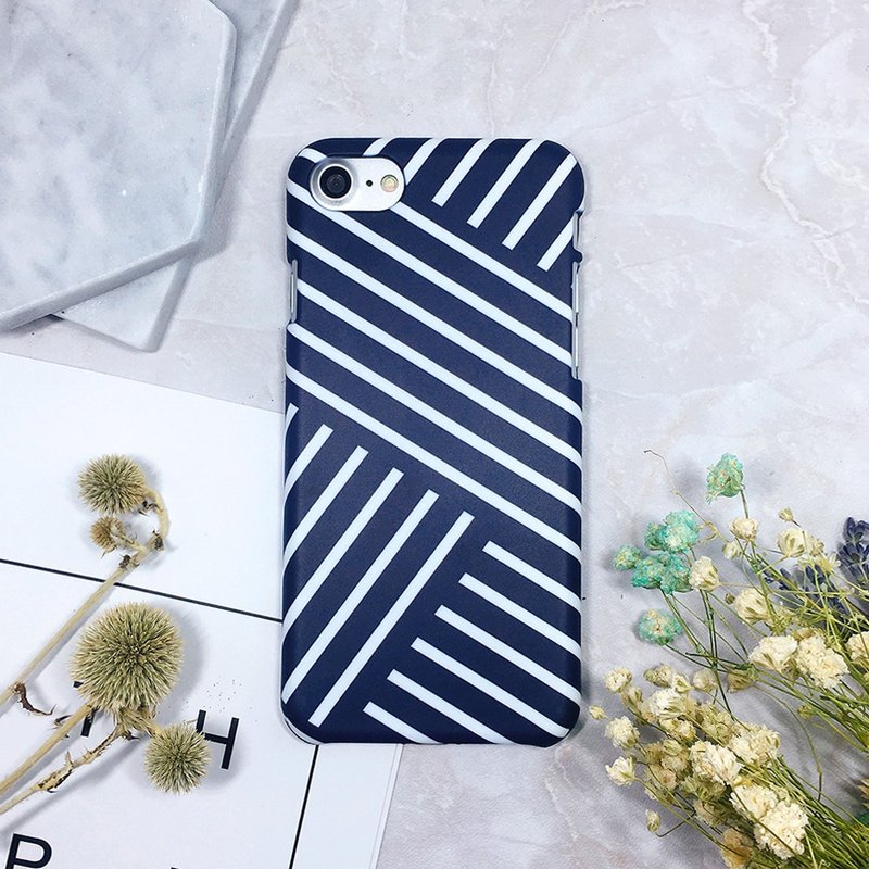 经典系列－纵横 (iPhone/Samsung/HTC/Sony) 原创手机壳/保护套 - 手机壳/手机套 - 塑料 蓝色