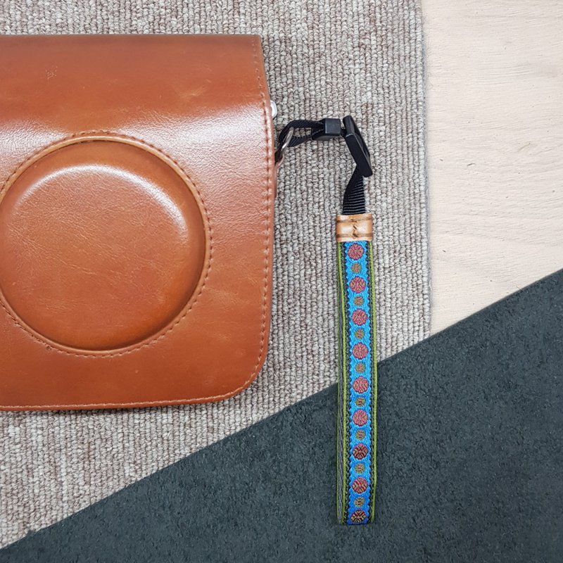 相机防摔腕带  相机绳 相机带 - 吊饰 - 其他人造纤维 蓝色