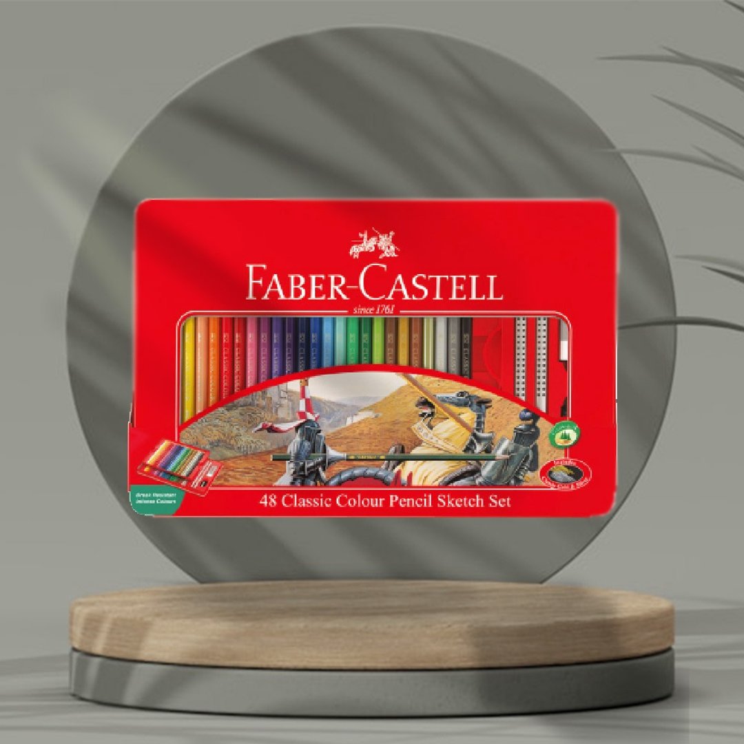 Faber-Castell 油性色铅笔48色/铁盒(原厂正货) - 其他 - 其他材质 多色