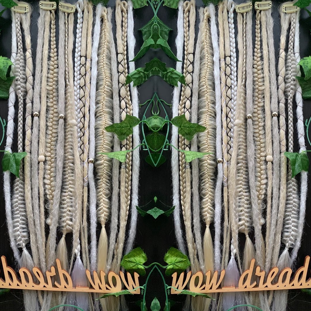 Set Scandinavian Brule Classik Skandi Dreads Ombre Synthetic - 发饰 - 其他人造纤维 透明