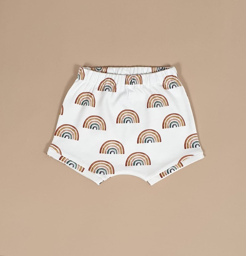 Rainbows baby shorts, baby boy shorts, baby girl shorts, kids shorts - 童装裤 - 棉．麻 多色