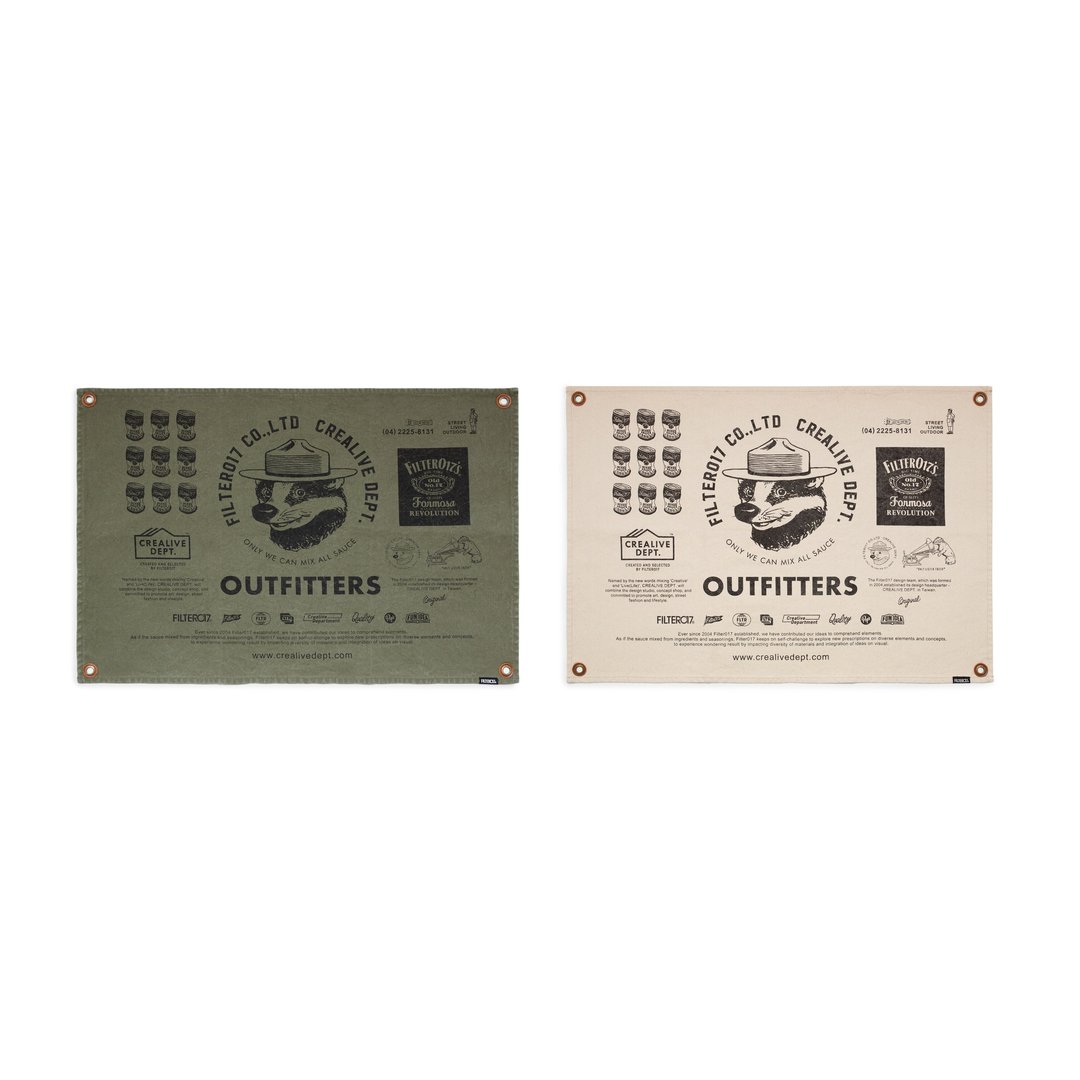 Filter017 CREALIVE DEPT.Canvas Banner Placement帆布挂旗/餐垫 - 摆饰 - 棉 