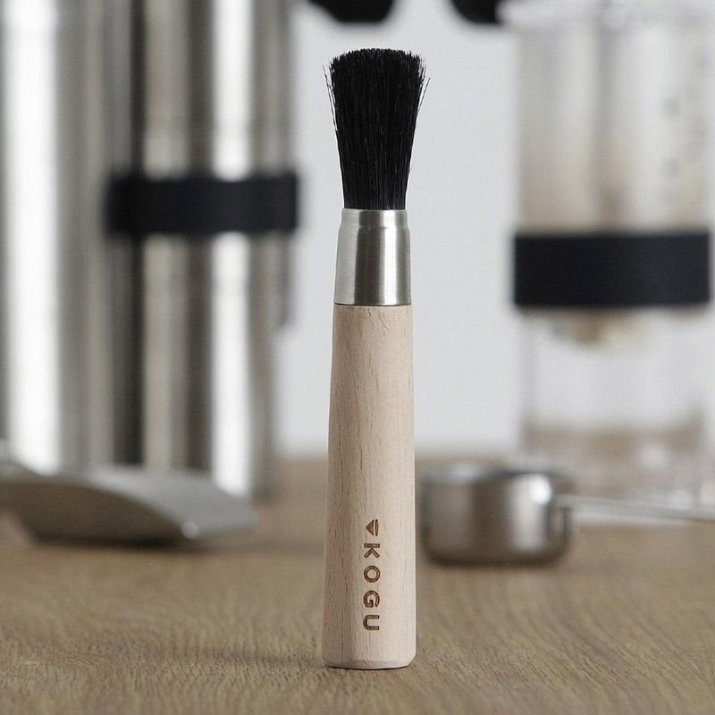 日本下村KOGU 原木柄咖啡用具清洁毛刷 - 咖啡壶/周边 - 木头 卡其色