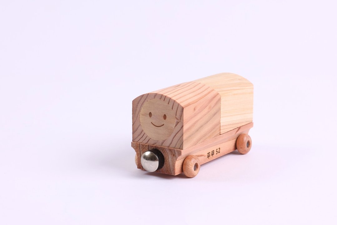 沙铃小火车 - 玩具/玩偶 - 木头 咖啡色