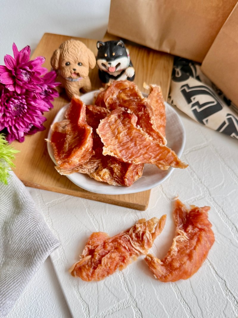 毛孩系列 • 宠物零食 / 肉干 - 超厚片豪大豪粗鸡柳条 - 零食/点心 - 新鲜食材 橘色