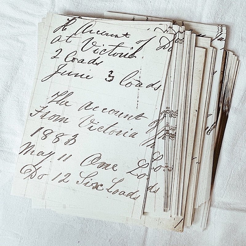 A5 米白复古手写感仿旧纸张 (烫边处理) - 信封/信纸 - 纸 白色