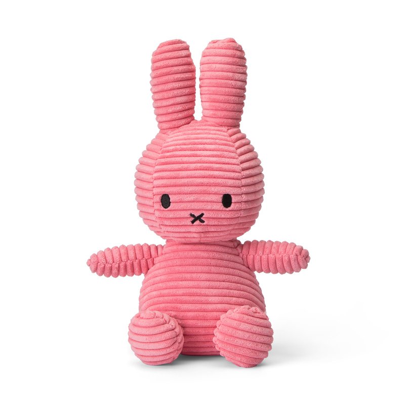 Bon Ton Toys | Miffy 米飞兔 灯芯绒娃娃 泡泡糖粉 23cm - 玩偶/公仔 - 其他材质 粉红色