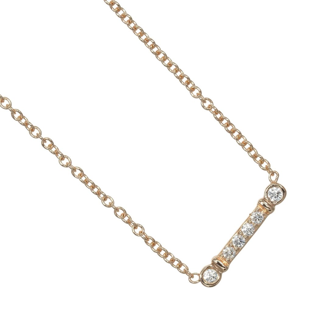 【日本直送】蒂芙尼 项链 Full Bloom Fleur de Lis 缀饰 K18PG 玫瑰金 钻石 约 1.85g TIFFANY&Co.【二手】A 级 - 项链 - 贵金属 金色