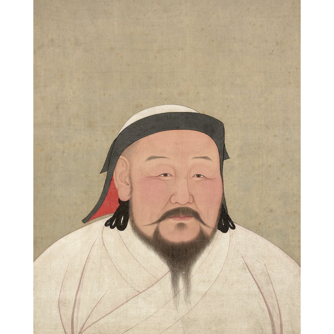 【中式海报・Chinese Poster】元代帝半身像・元世祖 - 海报/装饰画/版画 - 纸 