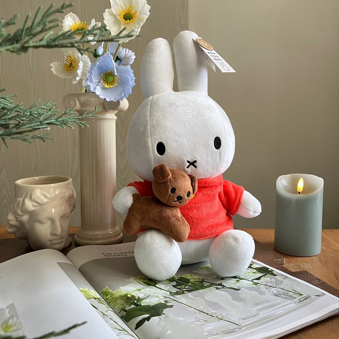 BON TON TOYS Miffy 米菲兔填充玩偶 - 米菲好朋友 33cm - 玩偶/公仔 - 聚酯纤维 多色