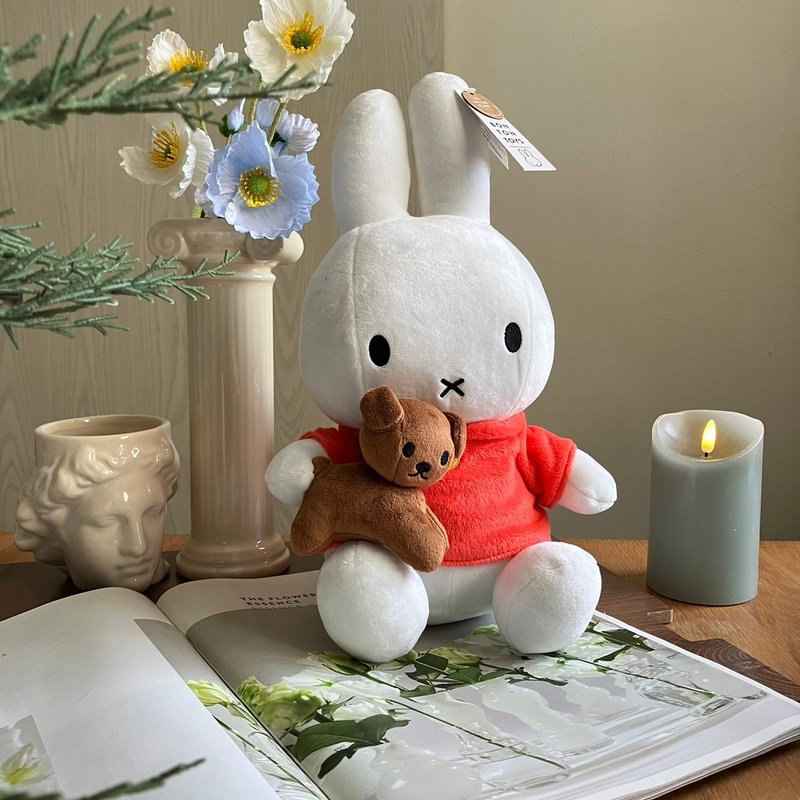 BON TON TOYS Miffy米菲兔填充玩偶33cm-米菲好朋友 - 玩偶/公仔 - 聚酯纤维 多色