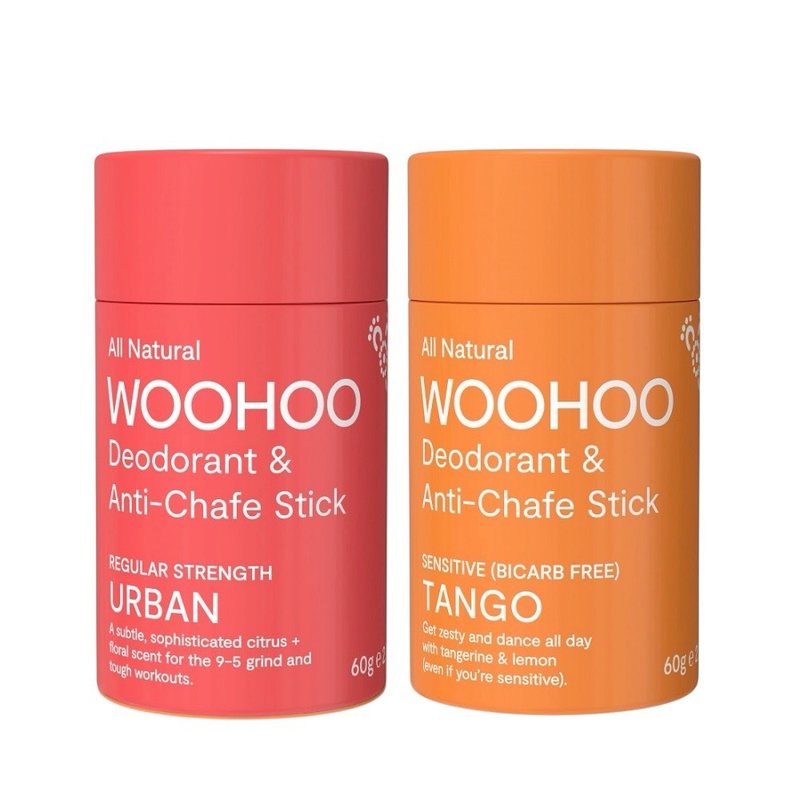 澳洲Woohoo神奇体香棒 2入优惠组 汗味 体味 老人味 - 香水/香膏 - 浓缩/萃取物 白色