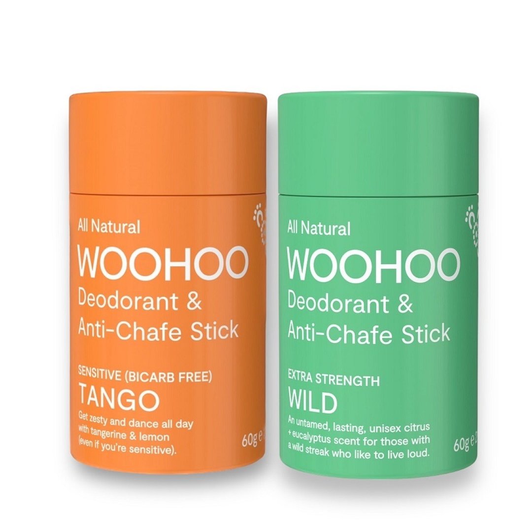 澳洲 Woohoo 神奇体香棒 2 入优惠组 汗味 体味 老人味 - 香水/香膏 - 浓缩/萃取物 白色