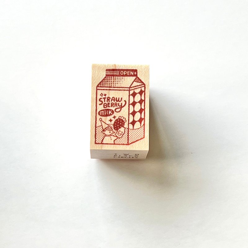 【好时光 印章系列】小精灵与牛奶盒 - 印章/印台 - 塑料 