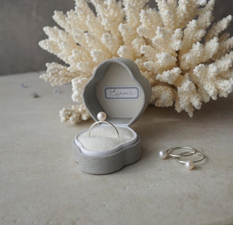 Silver925 Pearl Ring (TM-R007 ~ 009) - 戒指 - 纯银 银色