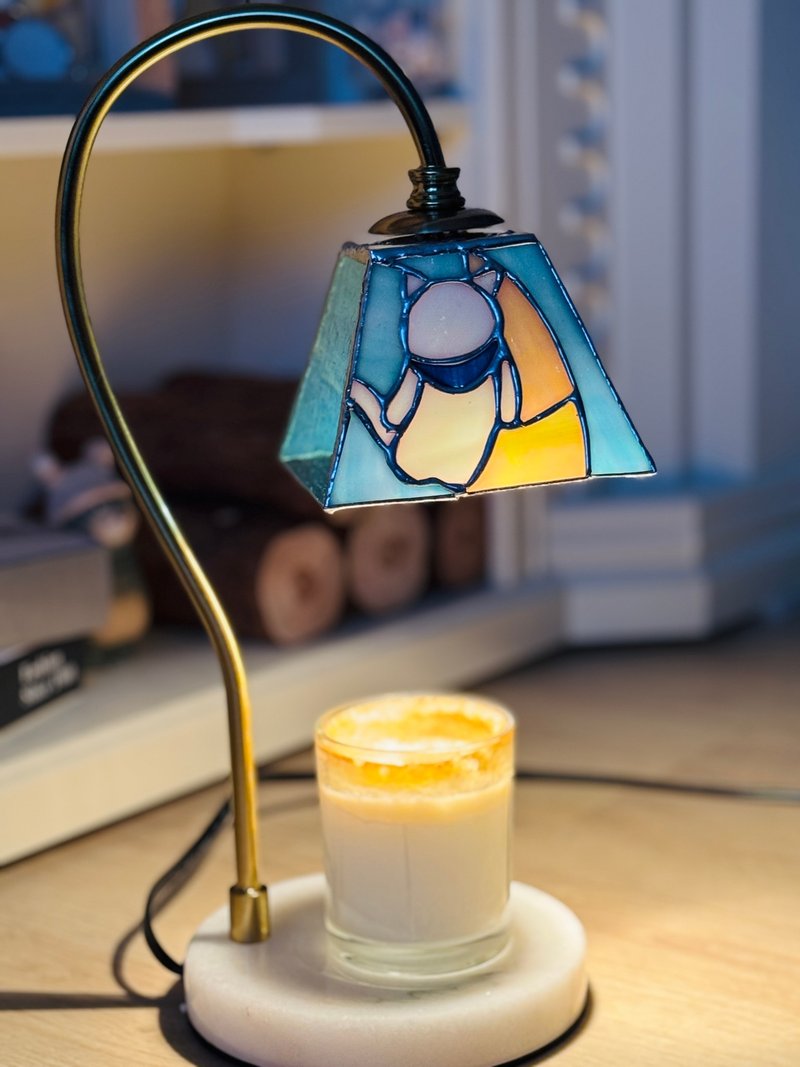 镶崁玻璃-夜光飞天小猫融蜡灯手作体验课 - 陶艺 - 玻璃 