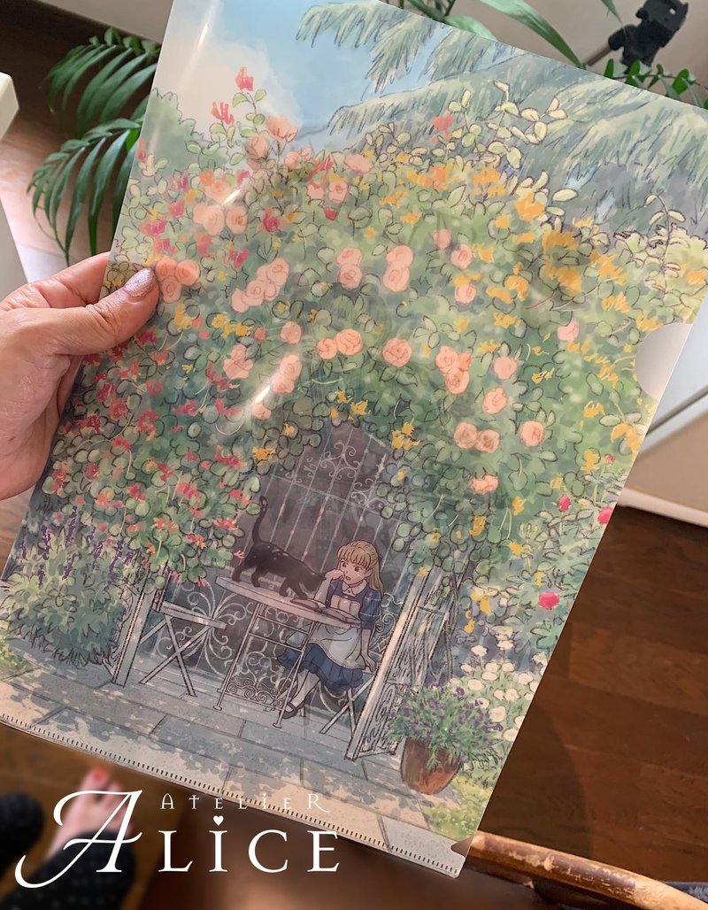 玫瑰花园里的爱丽丝　透明资料夹 - 文件夹/资料夹 - 压克力 