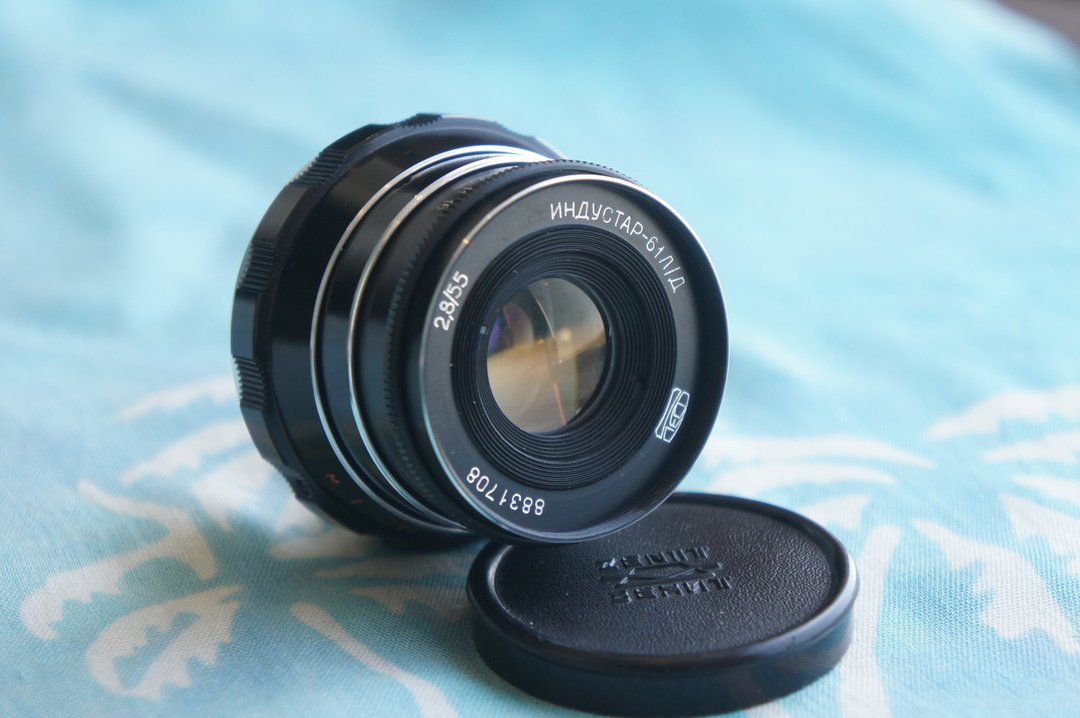 黑色 标准视角 INDUSTAR-61 L/D 镜头 适用于 M39 FED LEICA ZORKI (LTM) - 相机 - 其他材质 