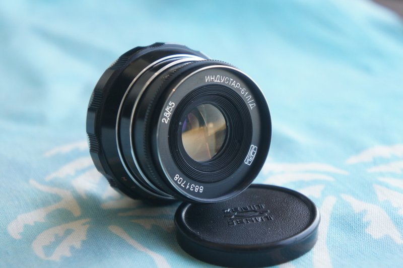 黑色 标准视角 INDUSTAR-61 L/D 镜头 适用于 M39 FED LEICA ZORKI (LTM) - 相机 - 其他材质 