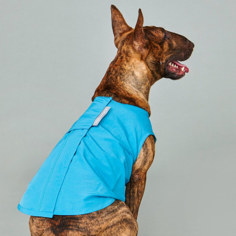 vision / vest jacket 绿松色 - 衣/帽 - 棉．麻 多色