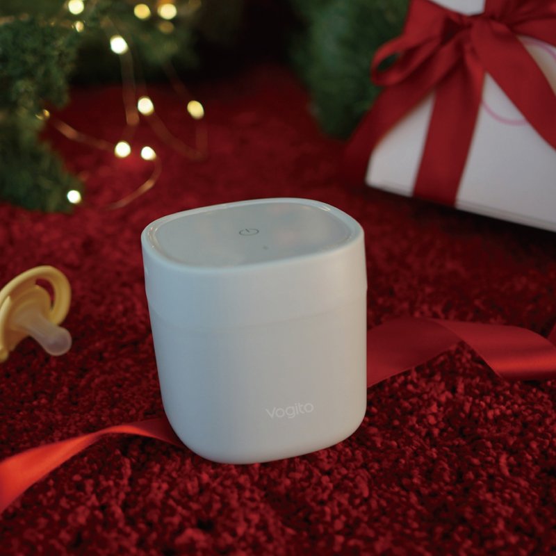 圣诞交换礼 | 弥月好礼 | 好日照Qube随身奶嘴杀菌盒 - 奶瓶/奶嘴 - 塑料 卡其色