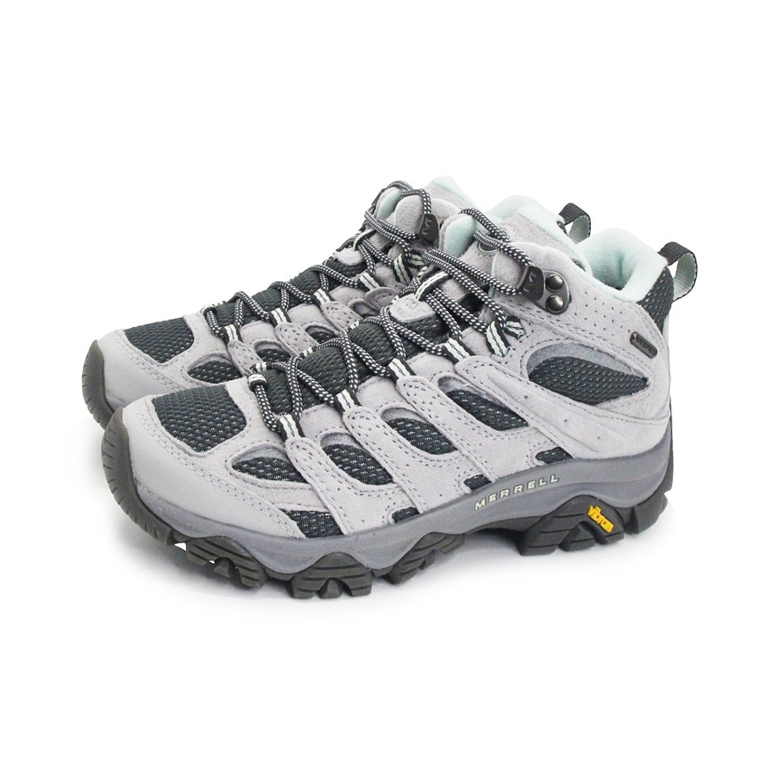 MERRELL MOAB 3 MID WP 防泼水中筒登山户外健行鞋 女鞋 - 灰色 - 女款运动鞋/球鞋 - 其他材质 