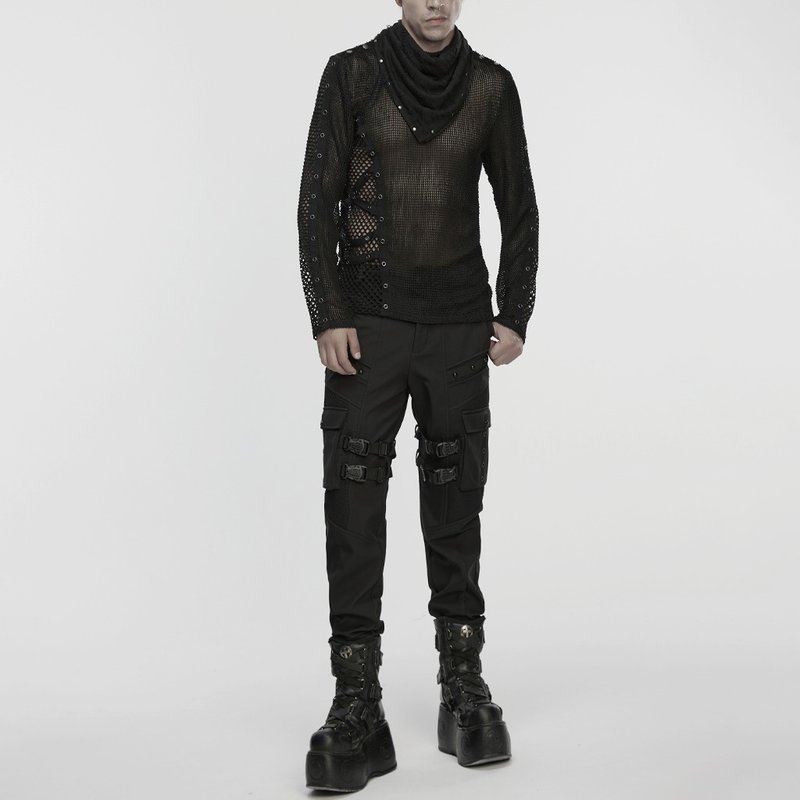 庞克暗杀间谍绒布防水机能长裤 - 男士长裤 - 其他材质 黑色