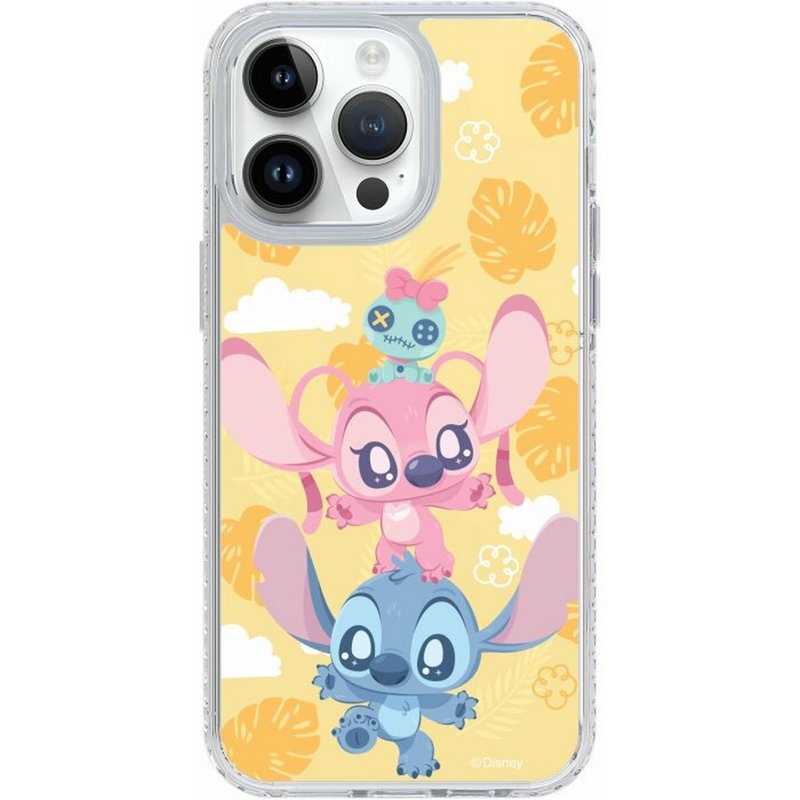 迪士尼 史迪奇一家 iPhone16 Samsung S25气垫标准防摔镜面手机壳 - 手机壳/手机套 - 塑料 多色