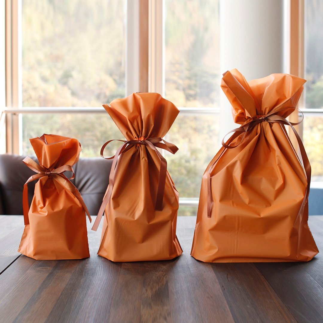 Paid gift wrapping Marumo Takagi pottery only - 包装材料 - 塑料 橘色