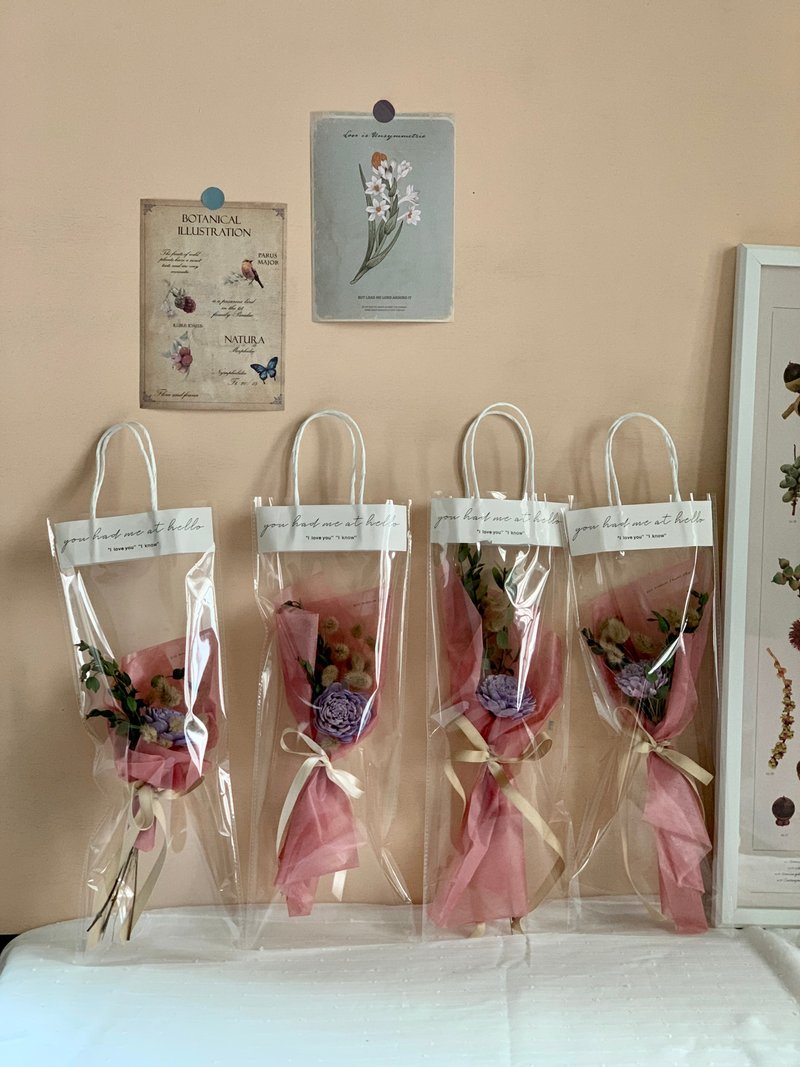 索拉花太阳玫瑰 - 干燥花/捧花 - 植物．花 粉红色