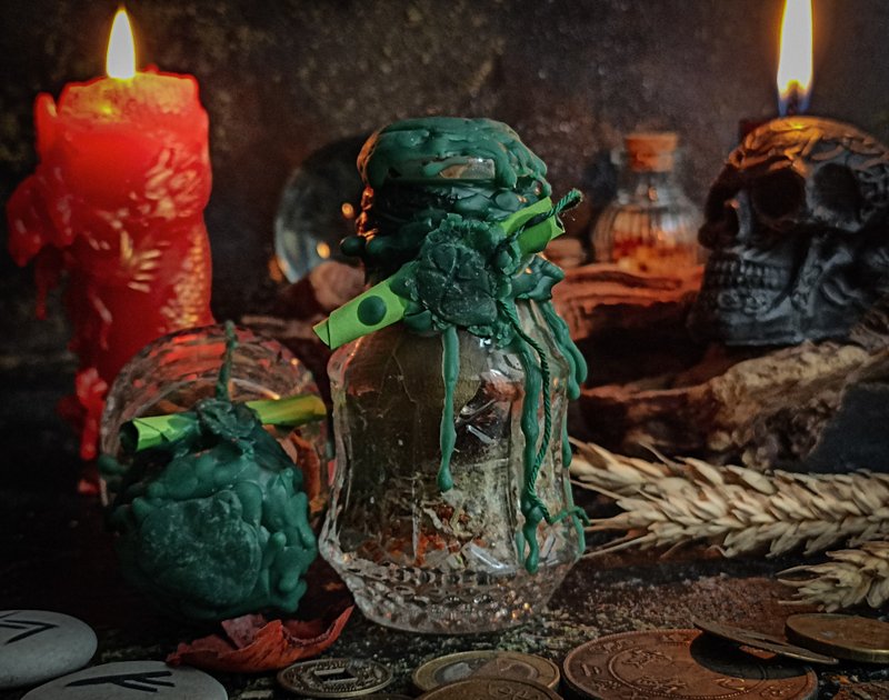 吸引金钱的护身符 - 其他 - 其他金属 绿色