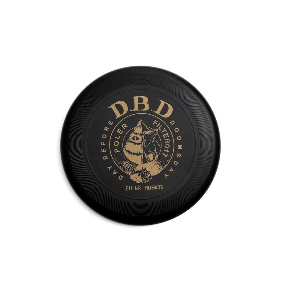 POLeR X Filter017 D.B.D Logo Frisbee 图像运动飞盘 / 黑 - 露营用品 - 其他材质 黑色