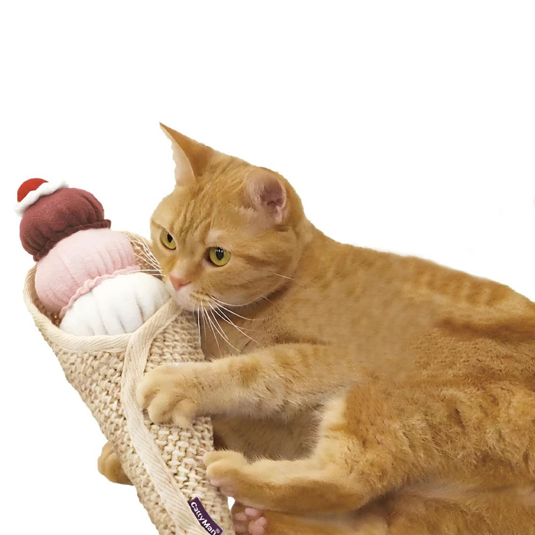 【日本CattyMan】来场猫咪纾压的踢踢 ! 猫咪踢腿爪抓娃娃 - 玩具 - 其他材质 多色