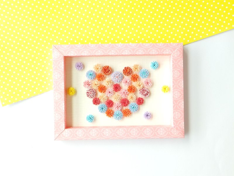 手作卷纸装饰相框-L O V E 婚礼摆饰 - 摆饰 - 纸 粉红色