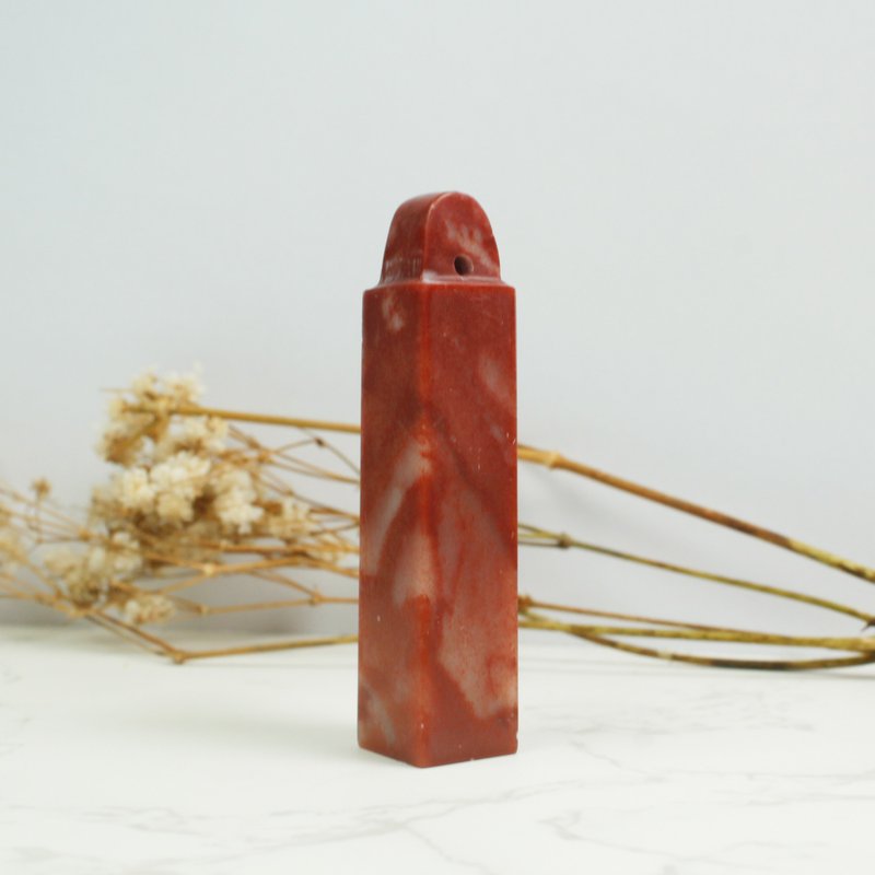 客制化手工印章|老撾石 -1.4x1.4 CM|手工篆刻印章 - 印章/印台 - 石头 