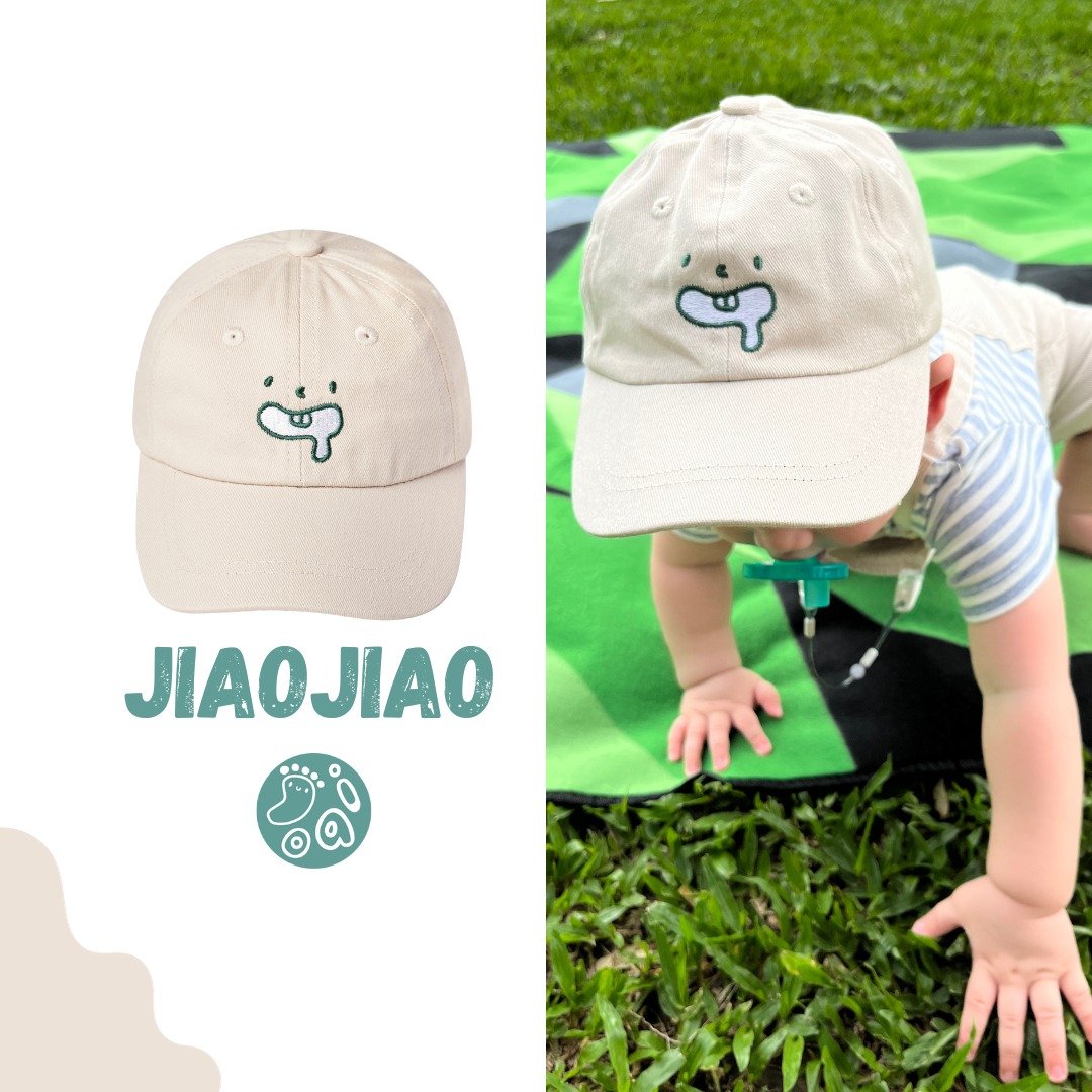 JiaoJiao脚郊-儿童老帽_呷脚帽 - 婴儿帽/发带 - 棉 多色