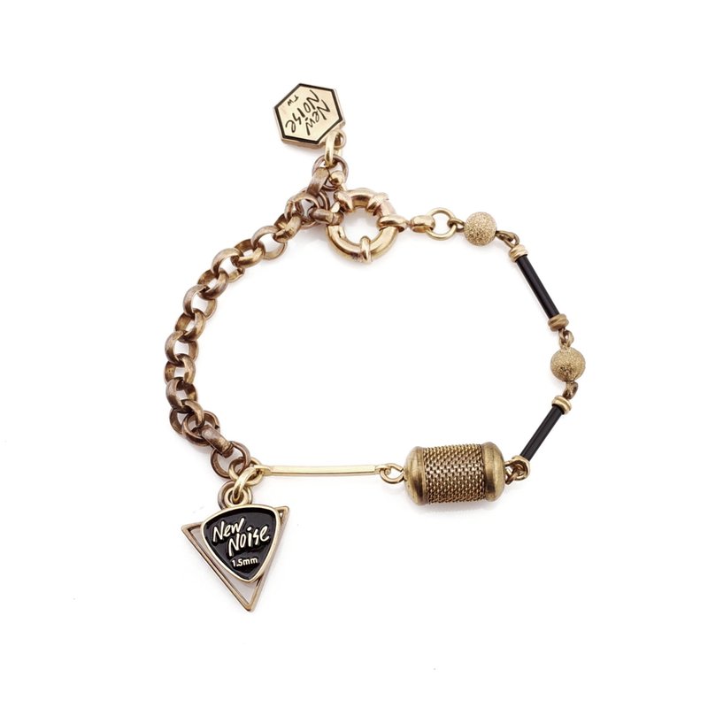 在水里唱歌手链 Singing on the water bracelet - 手链/手环 - 其他金属 金色