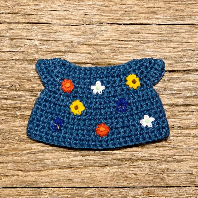 荷兰 Just Dutch | Miffy 米飞兔 手工编织 梵谷50周年洋装 - 玩偶/公仔 - 棉．麻 蓝色