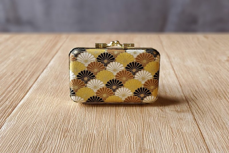 烫金和风菊花 公司章 大小章 对章盒 双章盒 印章盒 结婚礼物 - 收纳用品 - 其他金属 