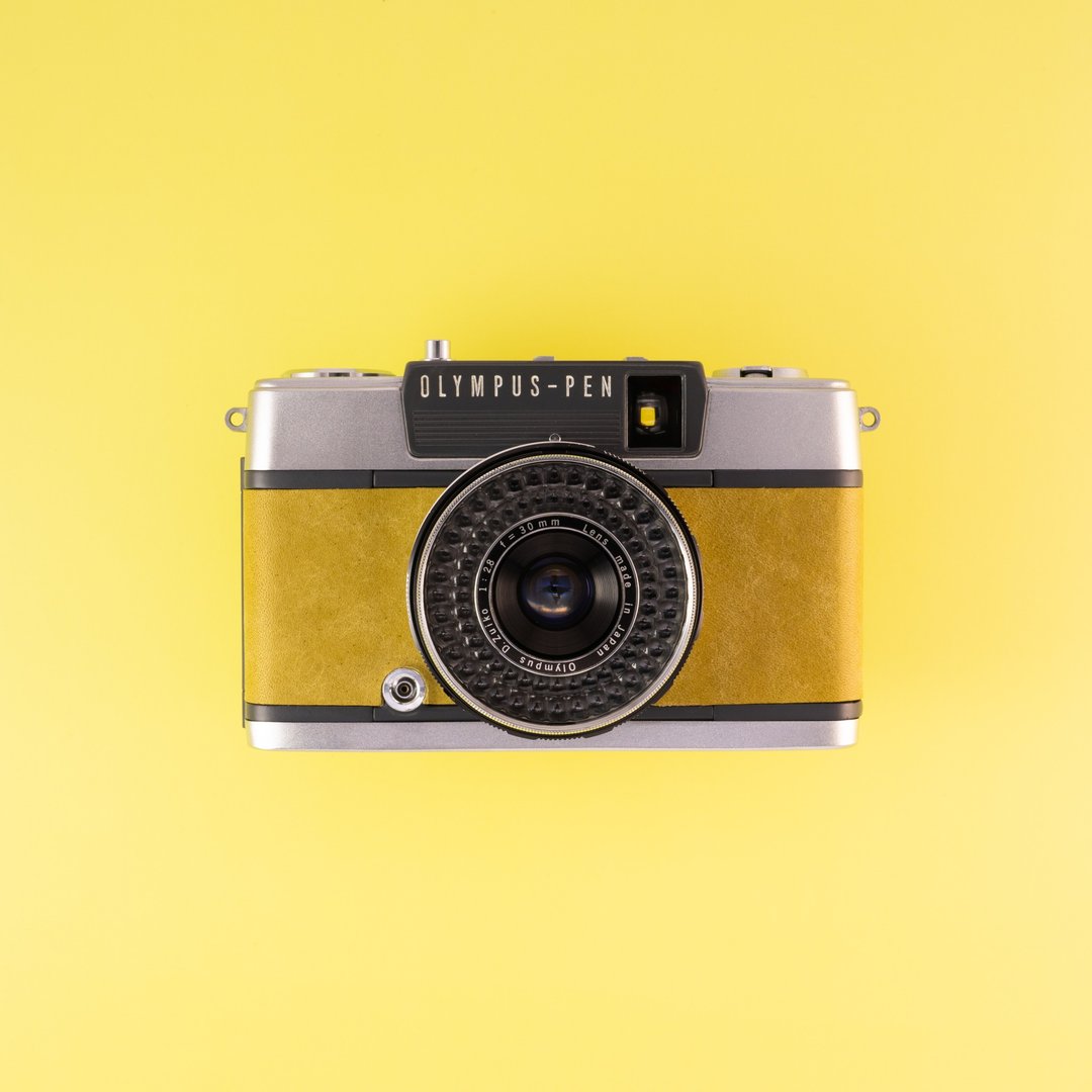 Vintage OLYMPUS PEN EES-2 Pistachio Pistachio - 相机 - 其他金属 金色